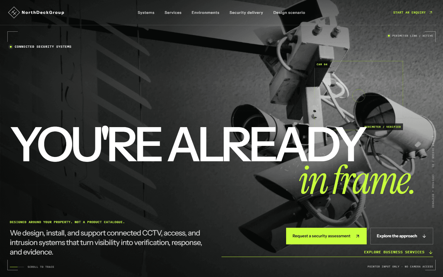 NorthDeckGroup homepage preview. Explore the complete build below.